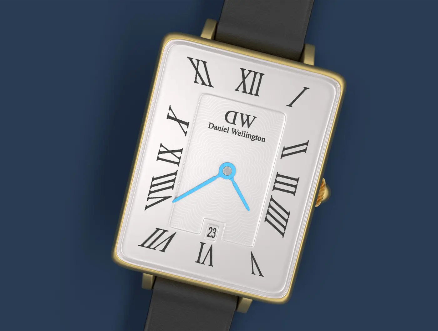 Rendu de modélisation 3D d'une montre